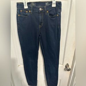 JCrew skinny jeans toothpick size 27 ankle